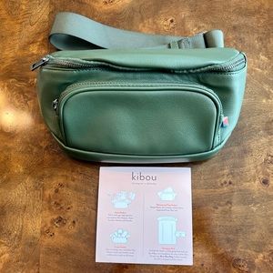 Kibou vegan leather diaper bag